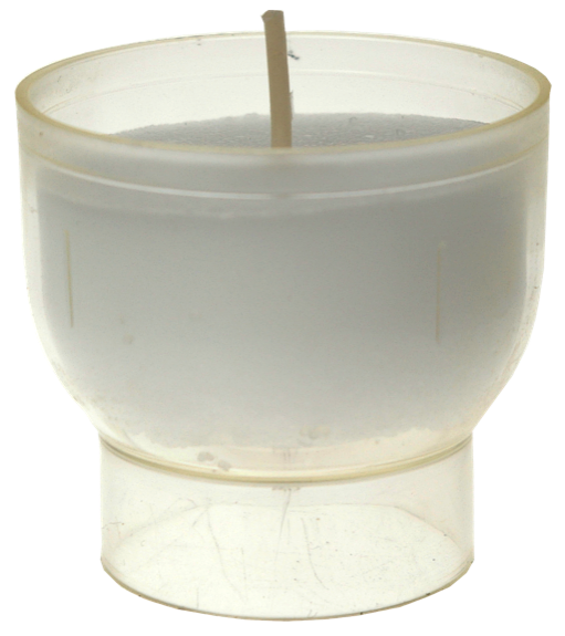 Veilleuse Votive Blanche - 9 Heures