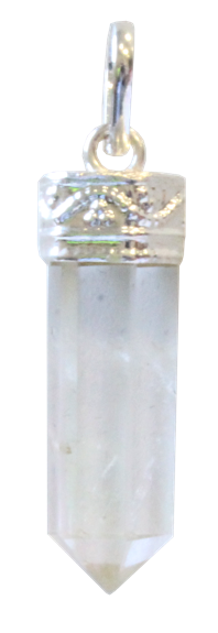 Pendentif Cristal de Roche Pointe