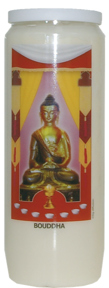 Neuvaine vitrail : Bouddha