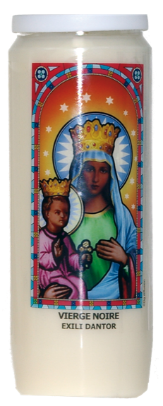 Neuvaine vitrail : Vierge Noire - Exili Dantor