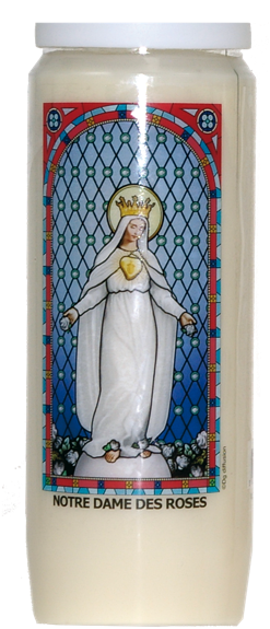 Neuvaine vitrail : Notre Dame des Roses