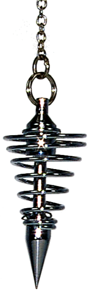 Pendule Spirale Chromé Petit Modèle