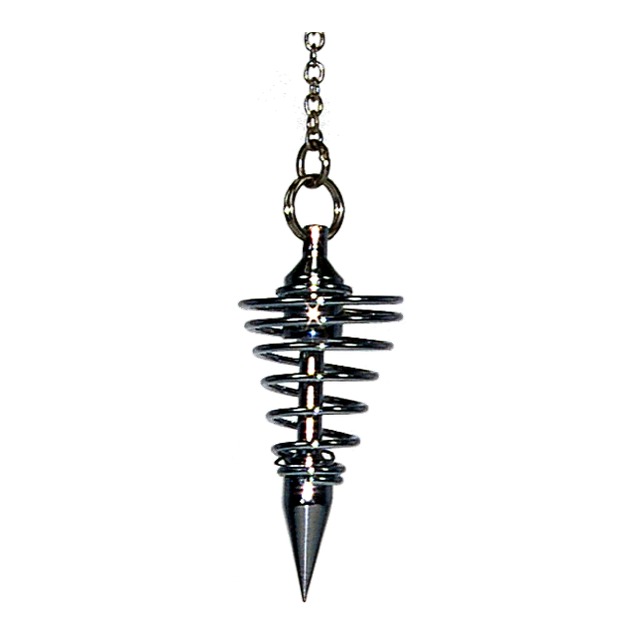 [3660341271445] Pendule Spirale Chromé Petit Modèle