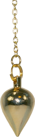 [3660341271490] Pendule Mimosa Grand Modèle Doré