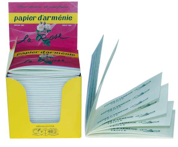 Papier d' Arménie - Carnet Rose
