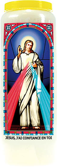 Neuvaine vitrail : Jésus, j'ai confiance en toi