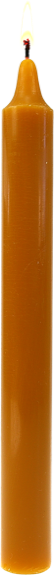 Bougie Teintée Masse - Coloris Cire Antique