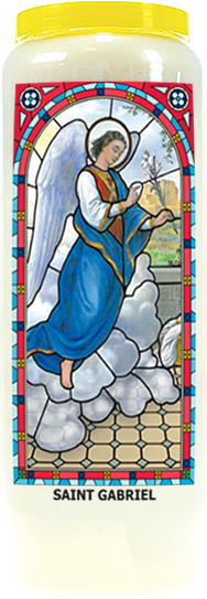 Neuvaine vitrail : Saint Gabriel