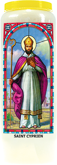 Neuvaine vitrail : Saint Cyprien