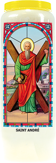 Neuvaine vitrail : Saint André
