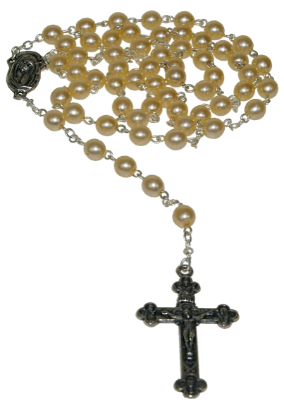 Chapelet perles de nacre