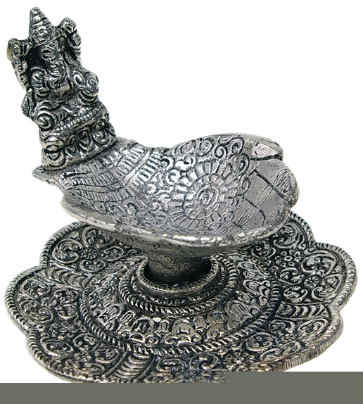Porte encens alu Fontaine Mains Ganesh