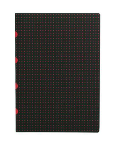 Paper-Oh - Noir sur Rouge / Noir sur Rouge - A4 - Non ligné