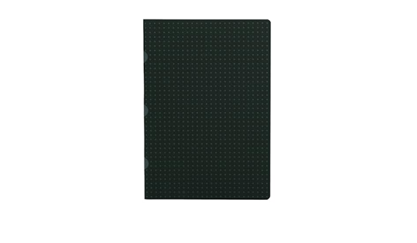 Paper-Oh - Noir sur Gris / Noir sur Gris - A5 - Ligné