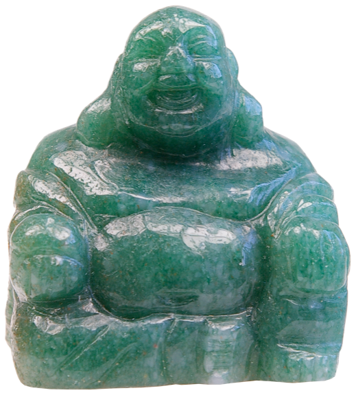 Bouddha Rieur Assis 4 cm - Aventurine