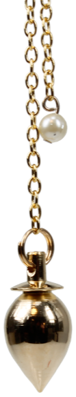 Pendule Goutte Dorée avec Collerette