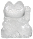 Chat Porte-Bonheur en Cristal de roche