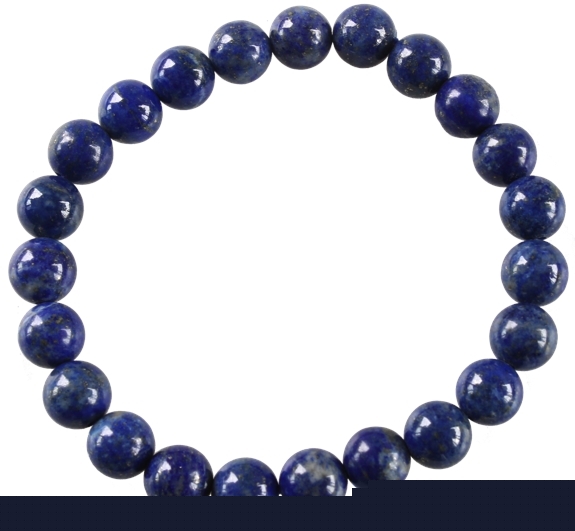 Bracelet Lapis Lazuli Perles rondes 8 mm