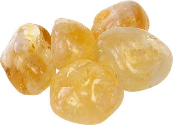 Pierres Roulées - Citrine (Améthyste Chauffée) - Sachet 500 grs