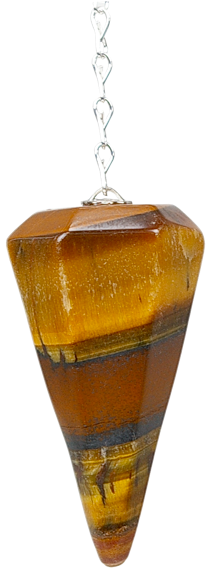 Pendule à Facettes Oeil de Tigre