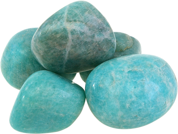 Pierres Roulées - Amazonite du Perou - Sachet 500 grs