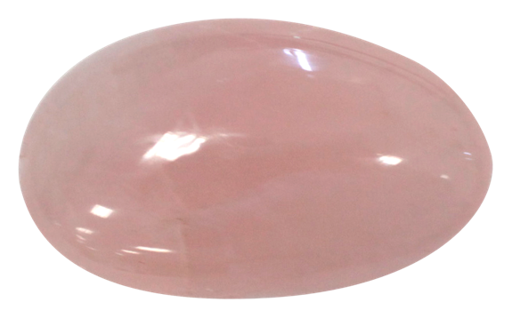 Galet Quartz rose - Pièce de 4 à 6 cm