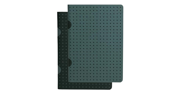 Paper-Oh - Noir sur Gris / Gris sur Noir - B7 - Ligné