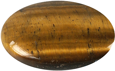 Galet Oeil de Tigre - Pièce de 3,5 x 4 cm