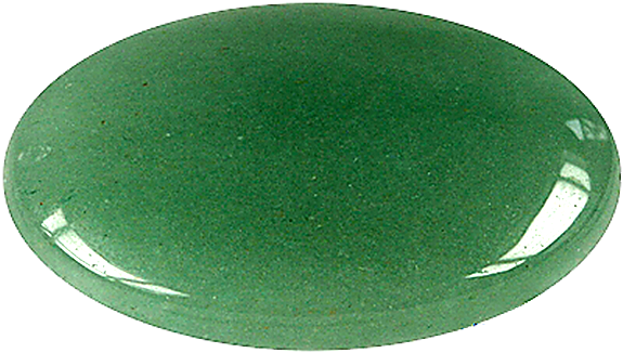 Galet Aventurine Verte - Pièce de 3 x 4.5 cm