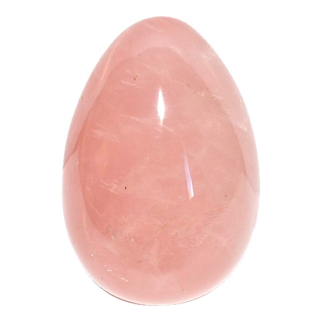 [3660341404638] Oeuf Quartz rose - Pièce de 30 x 45 mm