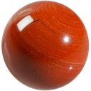 Sphère Jaspe Rouge - Pièce de 40 mm
