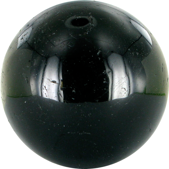 Sphère Tourmaline Noire - Pièce de 40 mm