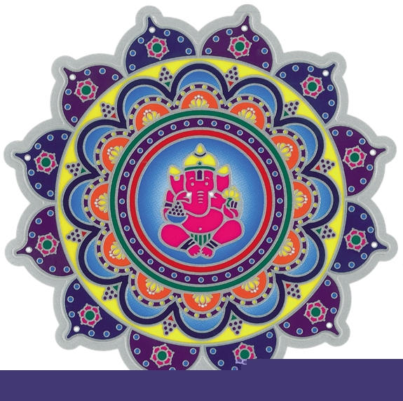 Autocollant attrape-soleil - Ganesh