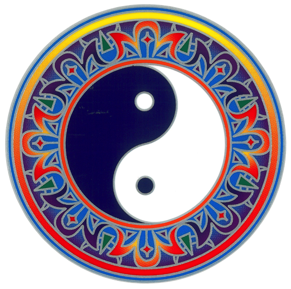 Autocollant attrape-soleil - Yin Yang