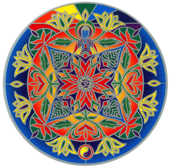 Autocollant attrape-soleil - Mandala 2