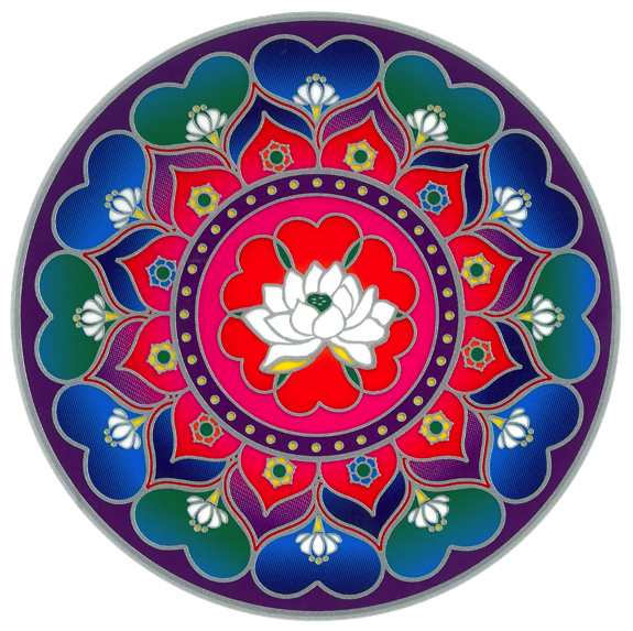 Autocollant attrape-soleil - Mandala 3
