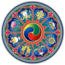 Autocollant attrape-soleil - Mandala 5