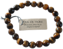 Bracelet Œil de Tigre Perles rondes facettées