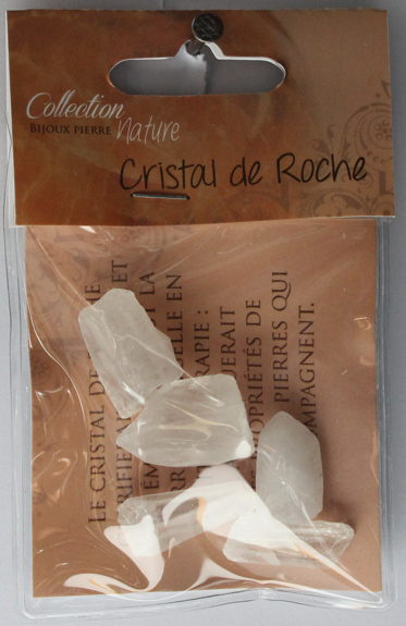 Sachet pierres brutes - Cristal de roche