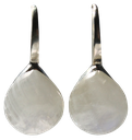 Boucles d'oreilles Pierre de Lune Argent 925 Bombées