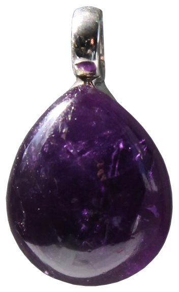 Pendentif Améthyste Forme bombée