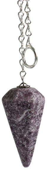 Pendule à Facettes Lépidolite