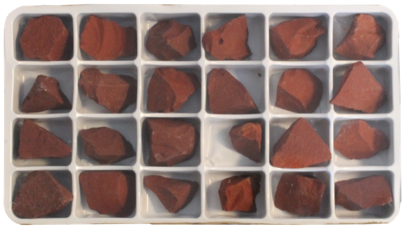 Pierre brute Jaspe Rouge