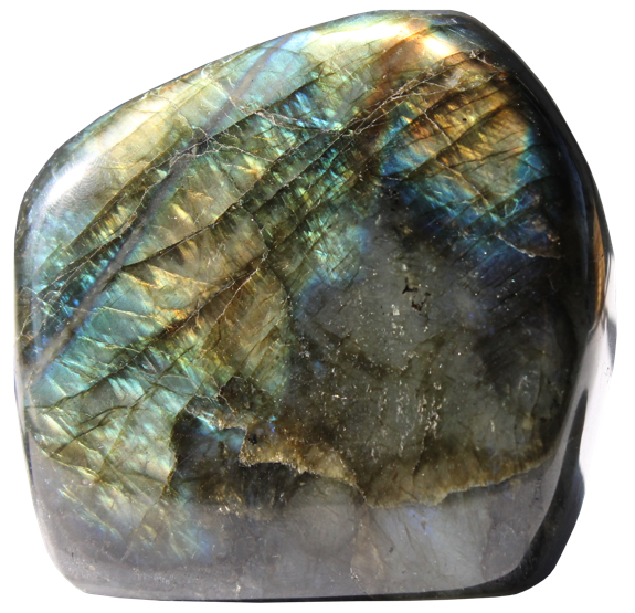Forme Libre Labradorite Polie - Pièce de 2 à 3 Kg
