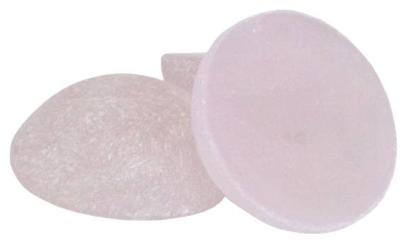Galet Quartz Rose 1 Face Polie