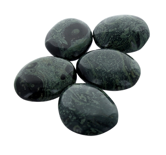 Pierre Amulette - Jaspe Kambaba Vert