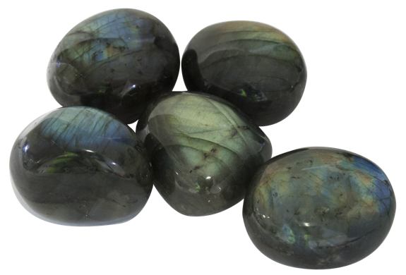 Pierres Roulées Labradorite - Qualite Super Extra - Sachet 500 grs