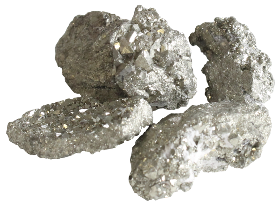 Pyrite Chispas Brute Petits Morceaux - Qualité Extra - Sachet de 250 gr