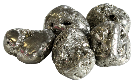 Pierres Roulées Pyrite Qualité Extra - Sachet 500 grs