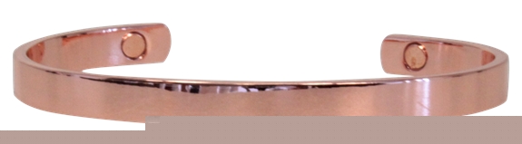 Bracelet cuivre avec Aimants Jonc plat